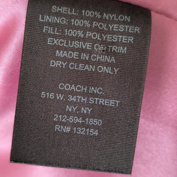 Coach lightweight quilted monogram jacket - Picture 13 of 14